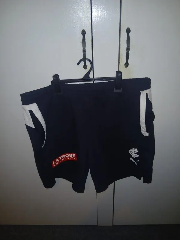 Carlton blues puma shorts size 2XL