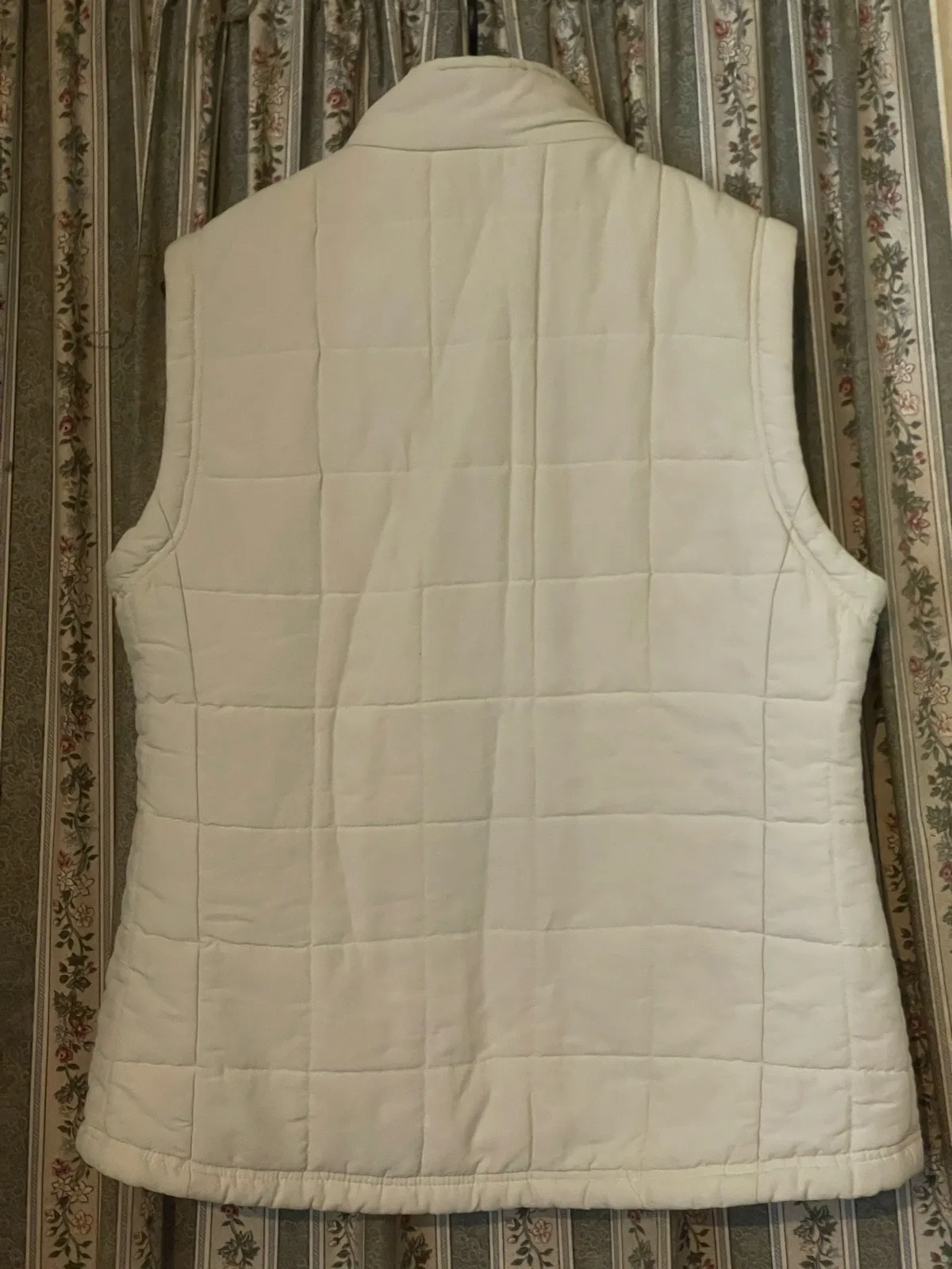 R.M. Williams Womens Quilted Vest Size 12 Cream Country Equestrian — photo 4