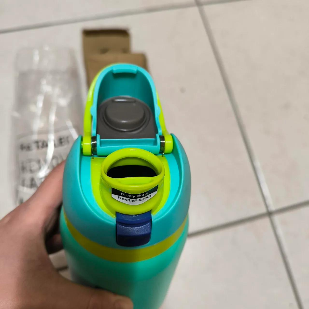 Owala FreeSip 32oz teal water bottle — photo 2
