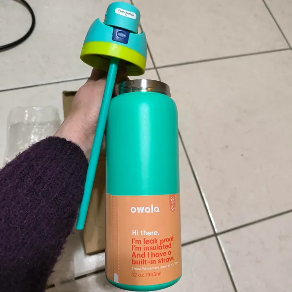 Owala FreeSip 32oz teal water bottle