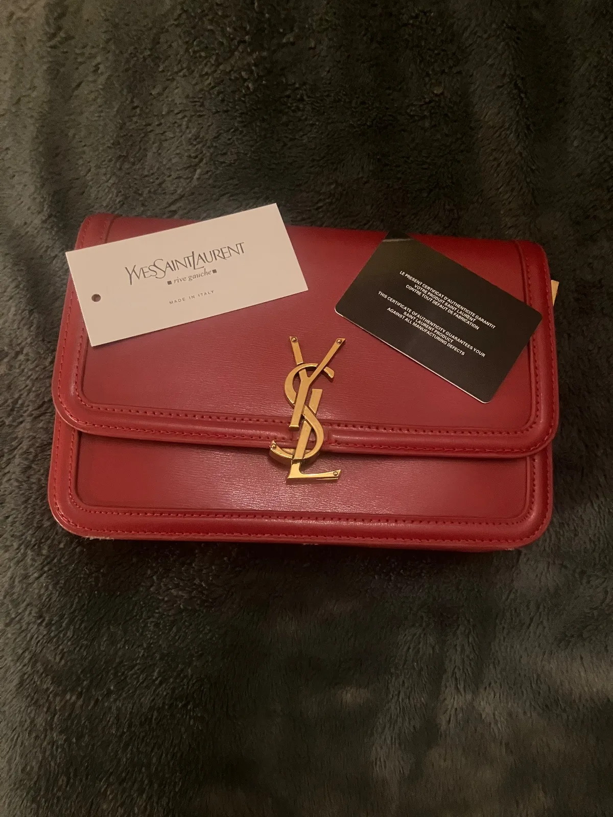 SAINT LAURENT Box Calfskin Monogram – photo 5