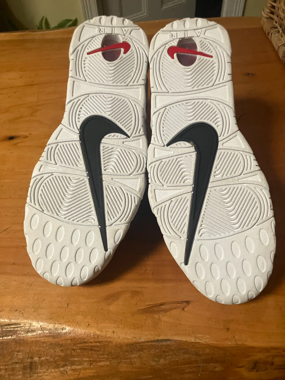 . PRICE NEG…Nike Air More Uptempo Peace, Love, Basketball Shoes. Size 11.5 – photo 6