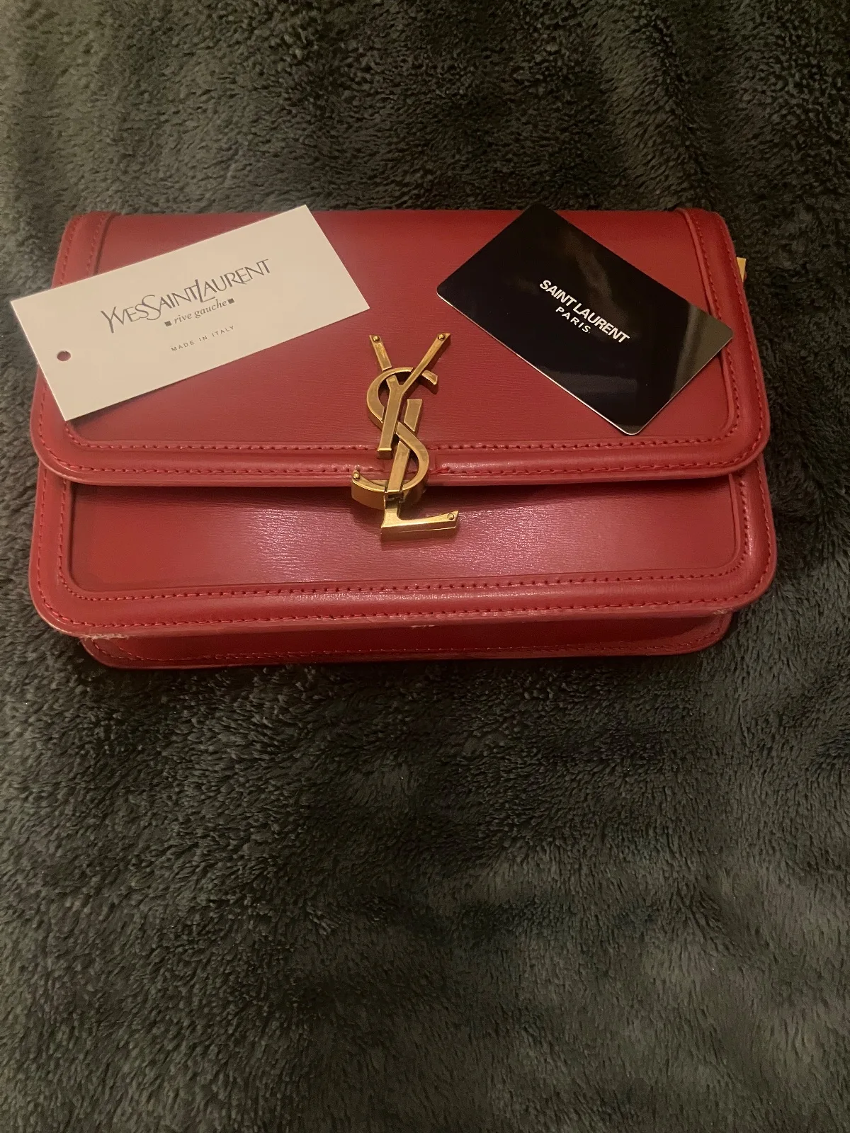 SAINT LAURENT Box Calfskin Monogram – photo 6