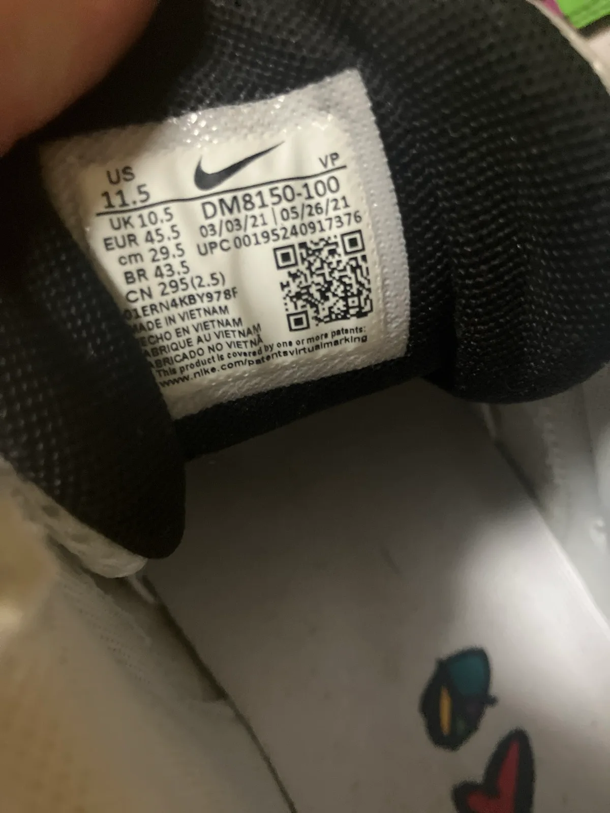 . PRICE NEG…Nike Air More Uptempo Peace, Love, Basketball Shoes. Size 11.5 – photo 7