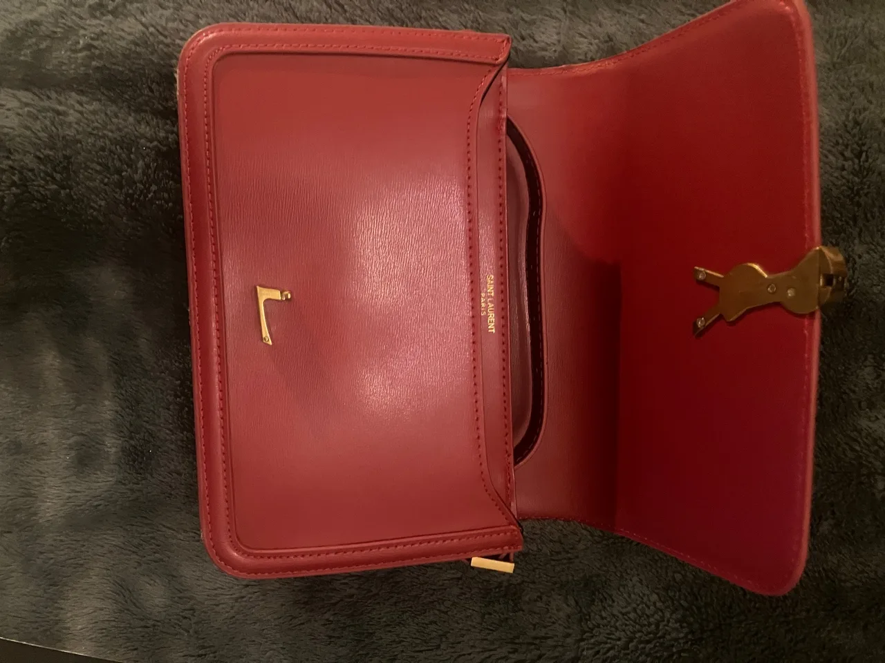 SAINT LAURENT Box Calfskin Monogram – photo 4