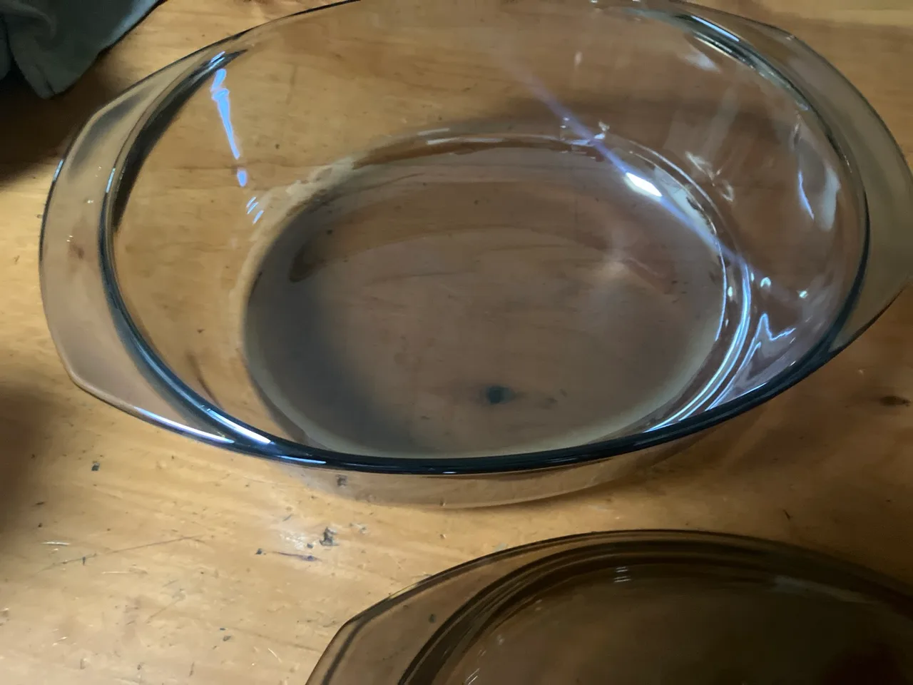 2 x Pyrex cooking dishes with only one lid,fantastic condition – photo 2