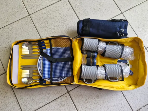 Backpack picnic set