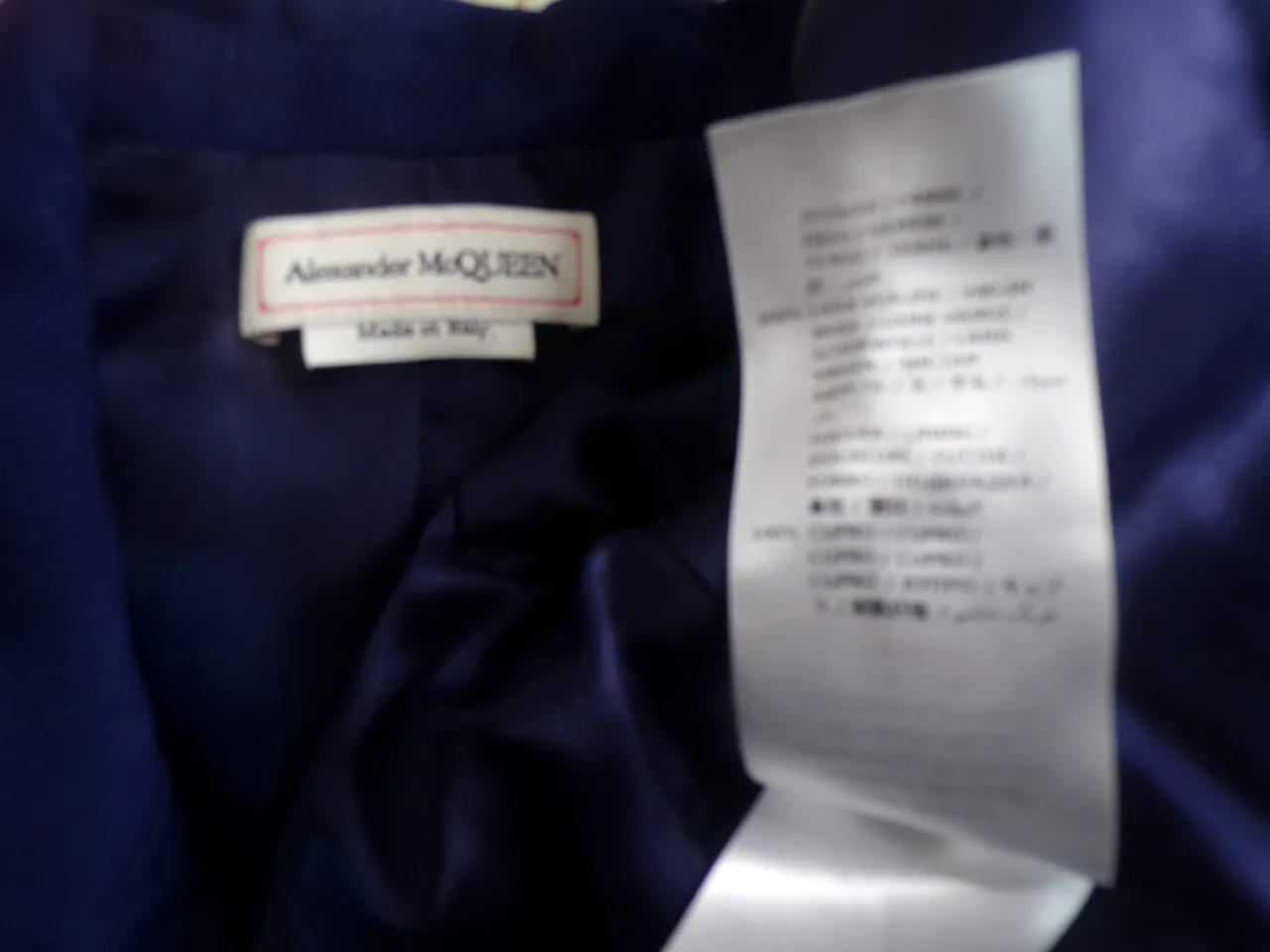 Alexander McQueen Sz IT 38 6 XS AUS Two-Tone Tailored Blazer 160 84Y Virgin Wool – photo 3