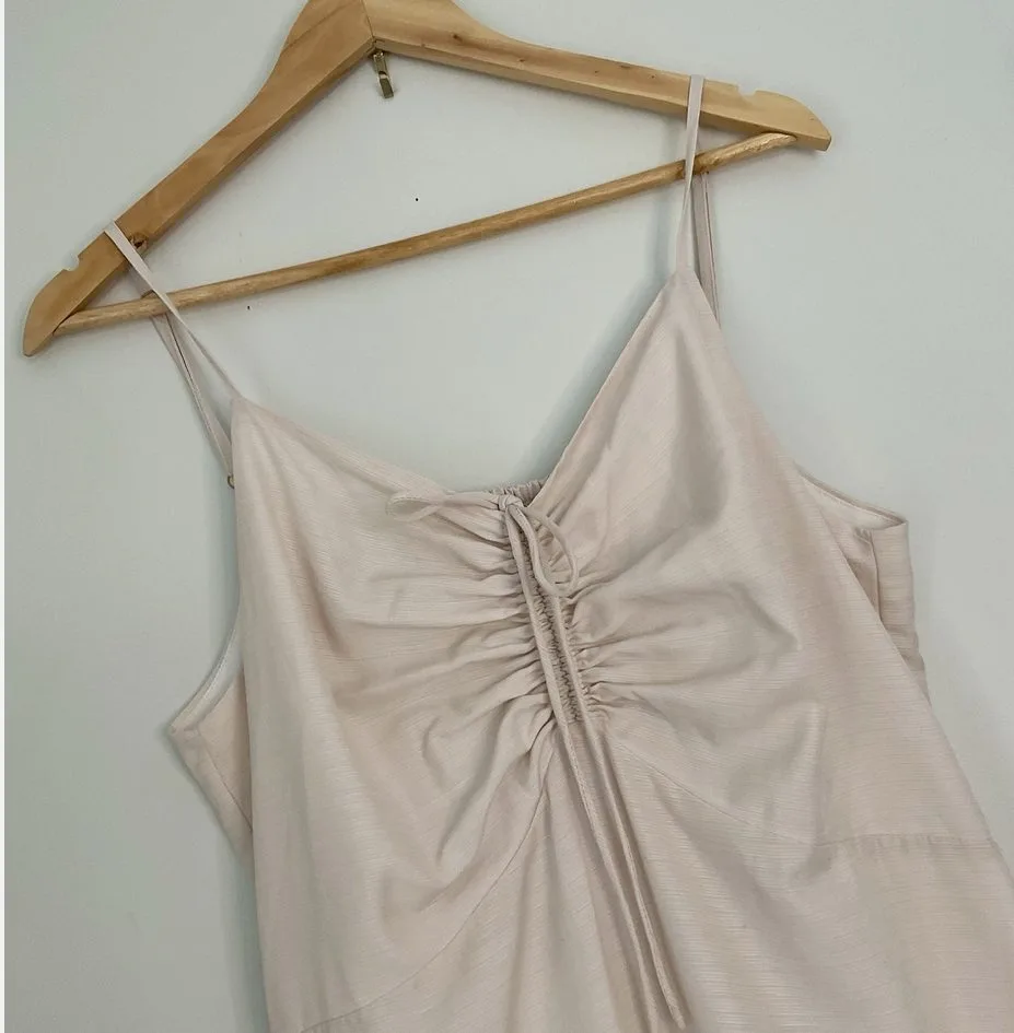 BNWT Feather & Noise Eighty Percent Willow Rae Linen Blend Maxi Dress Beige — photo 6
