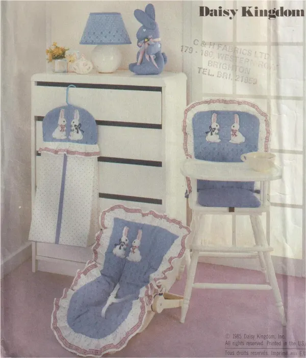 Simplicity 7362 Daisy Kingdom Nursery Decor & Toy Sewing Pattern — Uncut