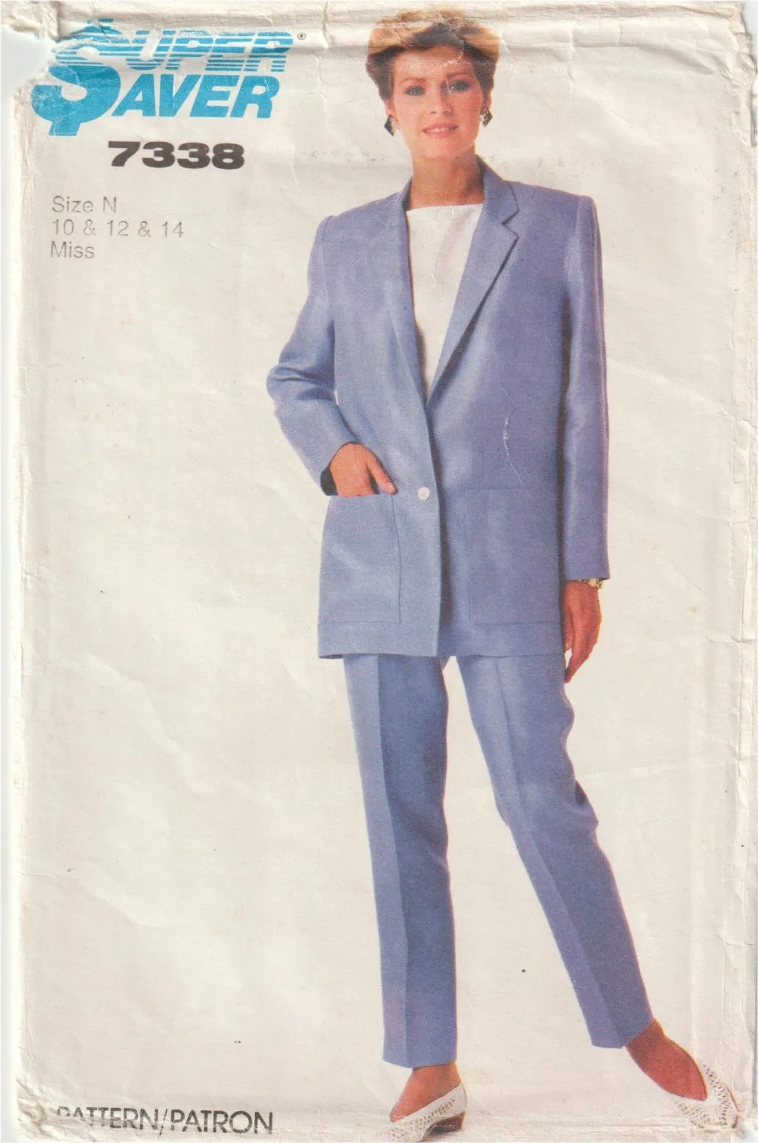 Simplicity Super Saver 7338 Jacket & Pants Pattern — Size N (10-12-14) Uncut — photo 2
