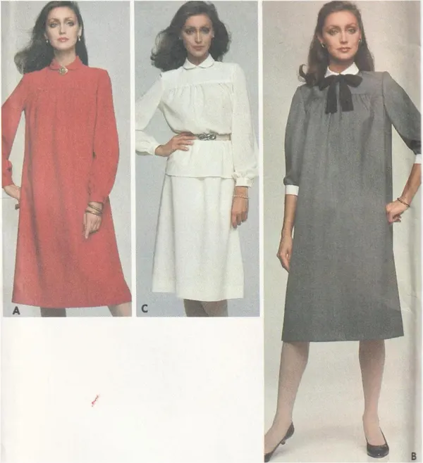 Butterick 4043 Timeless Fashion 4-Hours Vintage Dress & Top/Skirt Sewing Pattern