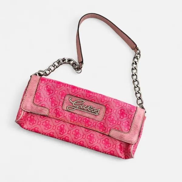 Pink y2k guess bag