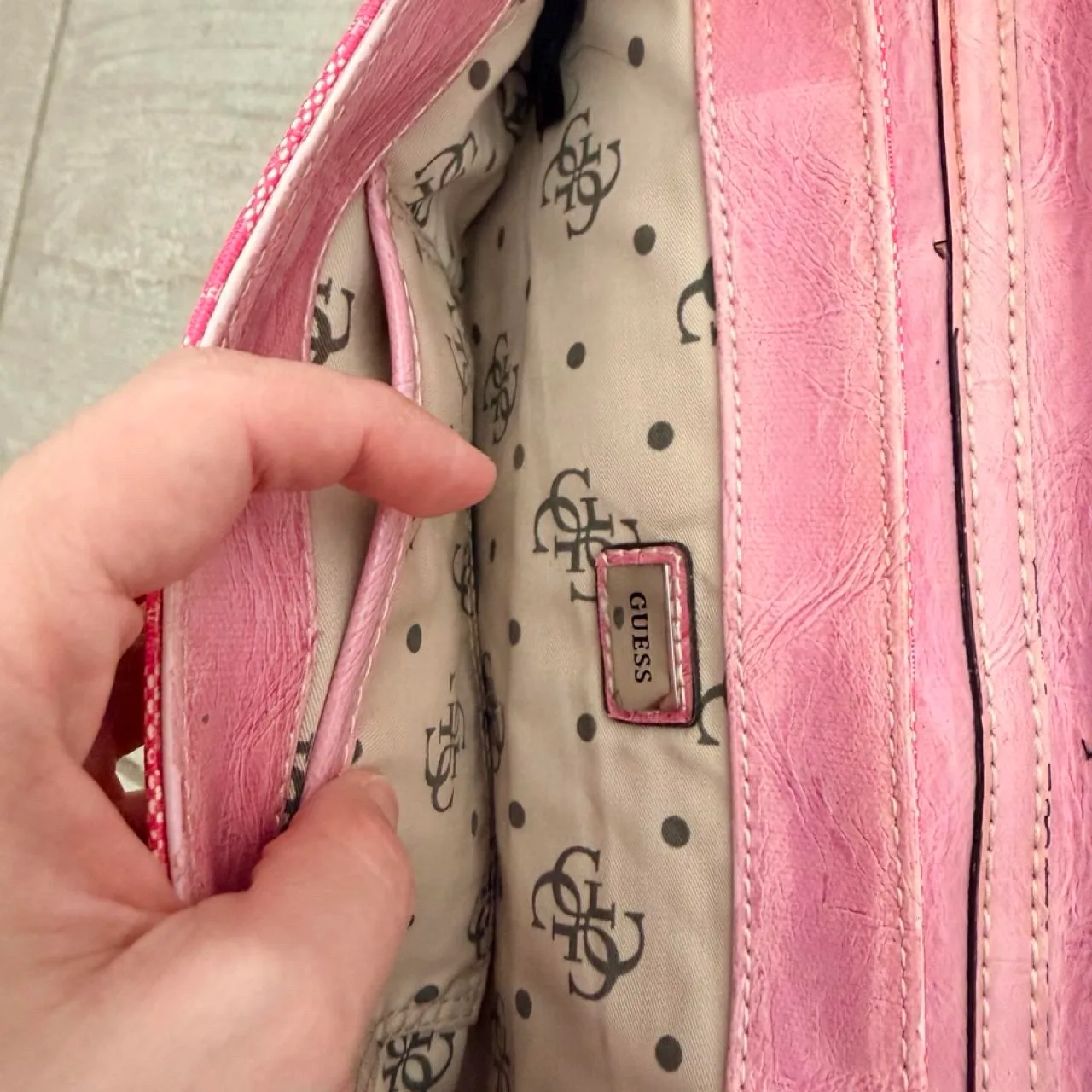 Pink y2k guess bag – photo 7