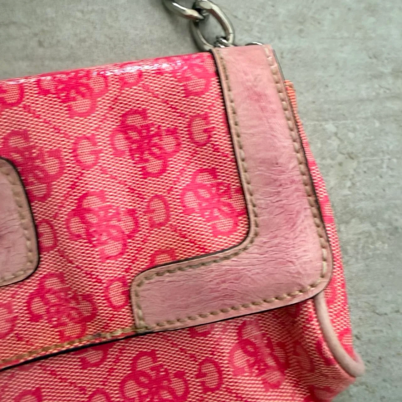 Pink y2k guess bag – photo 4