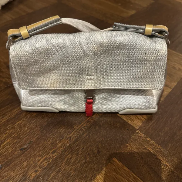 Prada sports silver bag