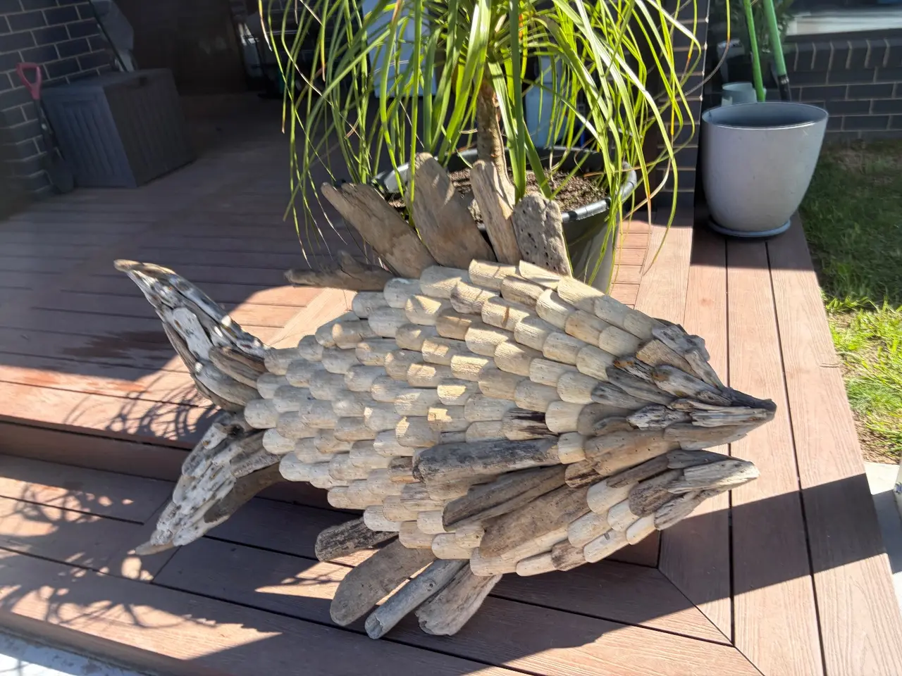 Driftwood fish wall decor large – photo 2