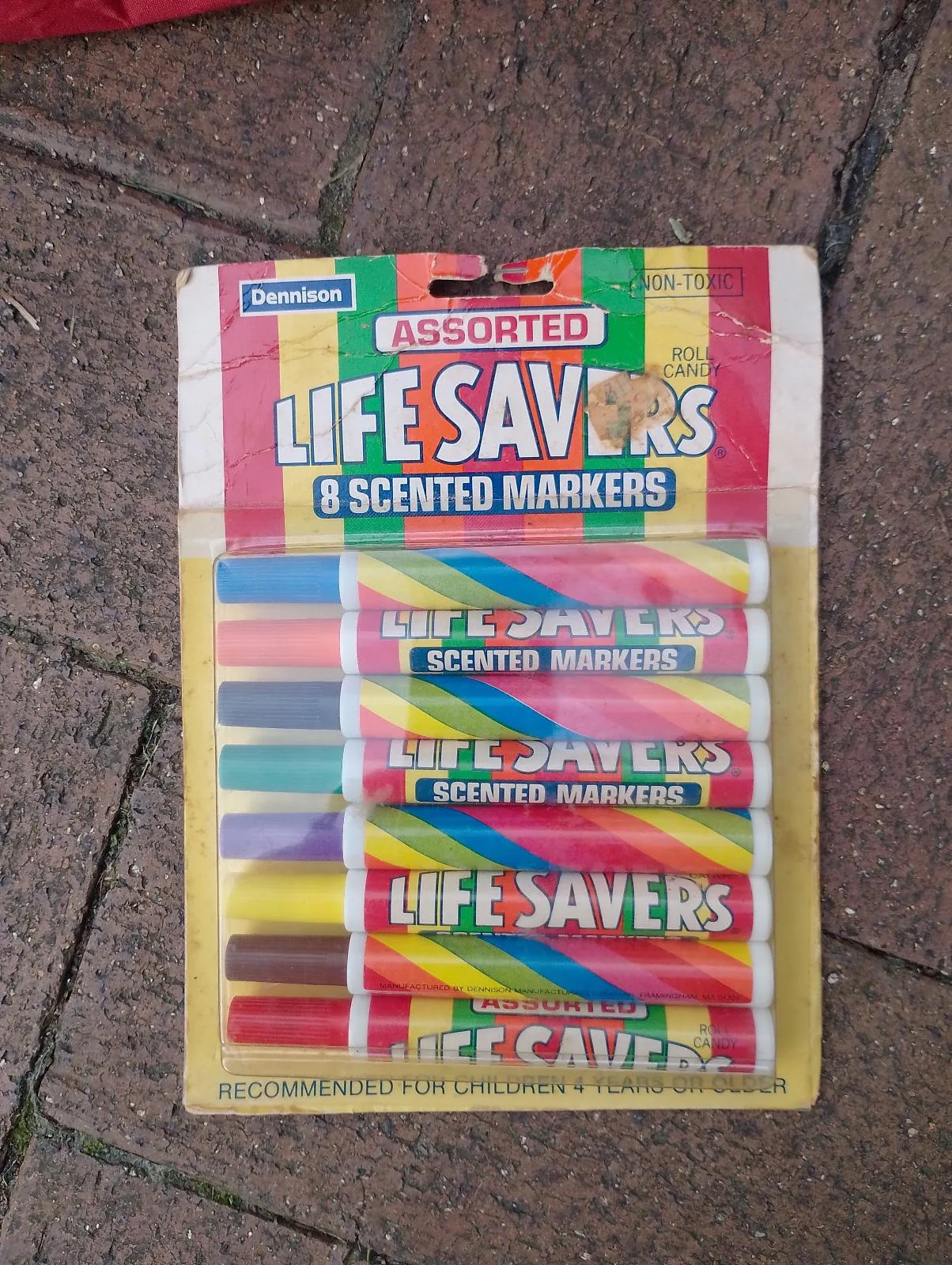 Old School Chupa Chups Carry Bag & Life Savers Scented Markers — photo 2