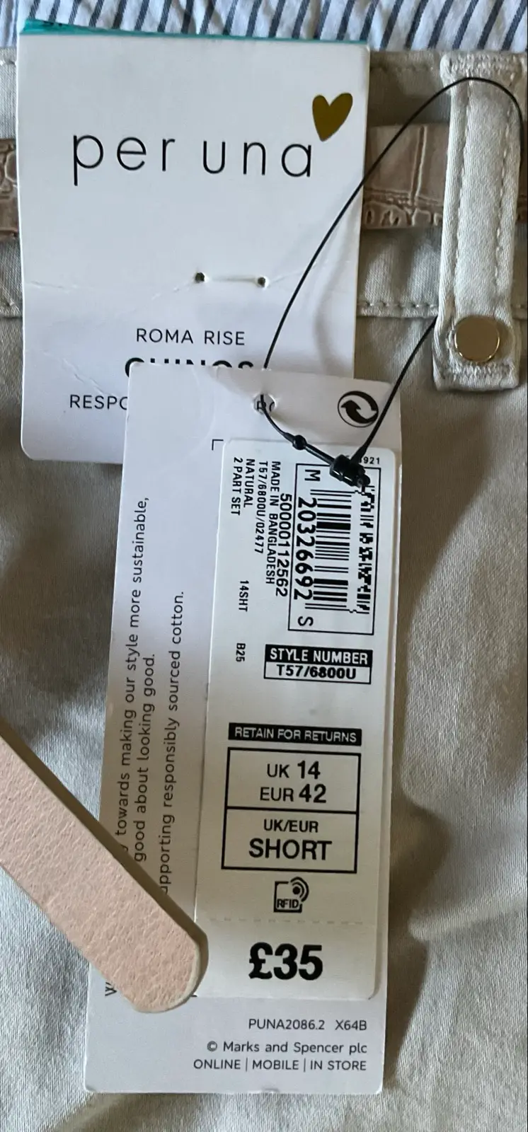 Chinos Marks and Spencer size 14 – photo 2