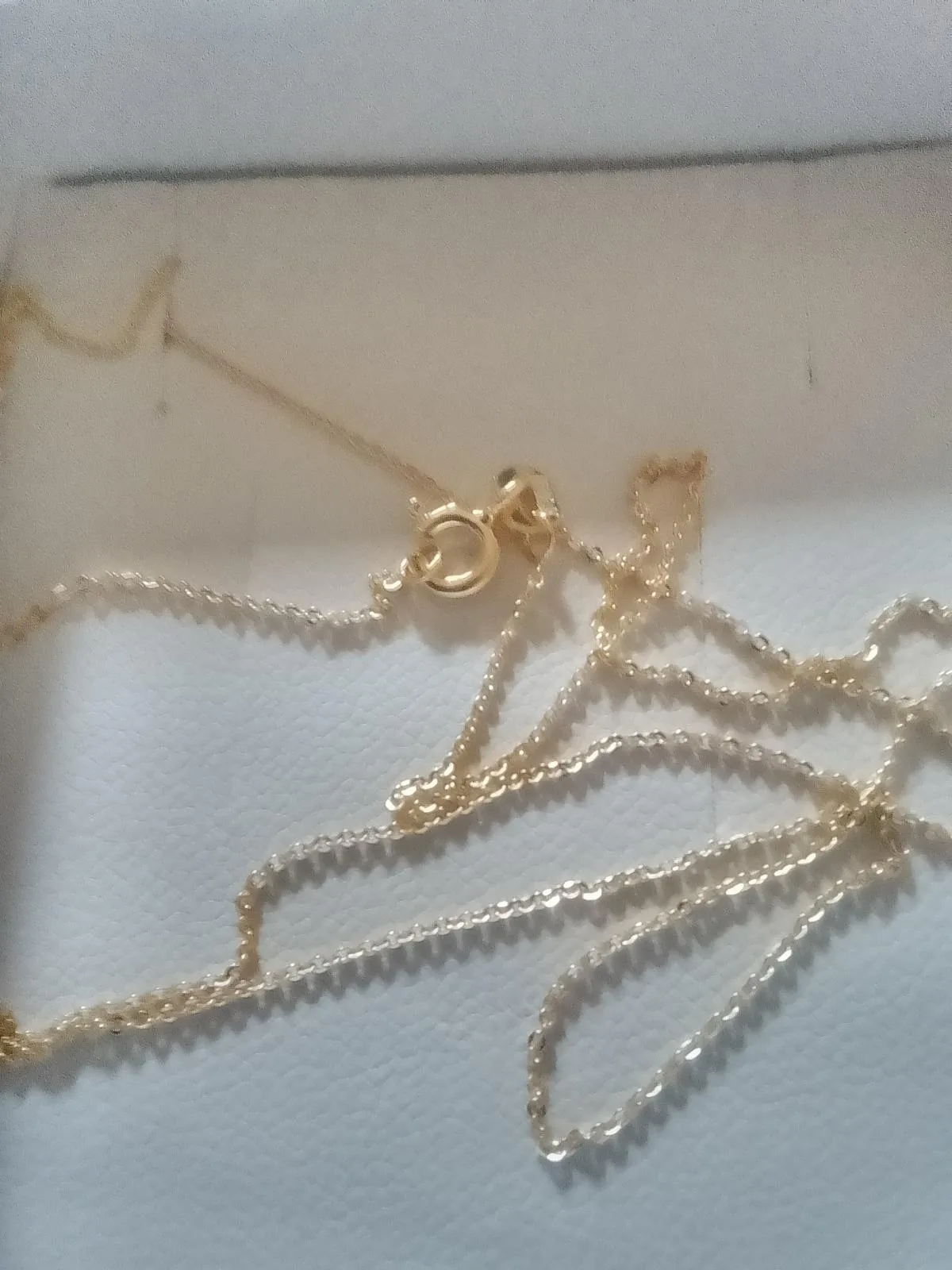9 ct gold silver filled fine chain – photo 3