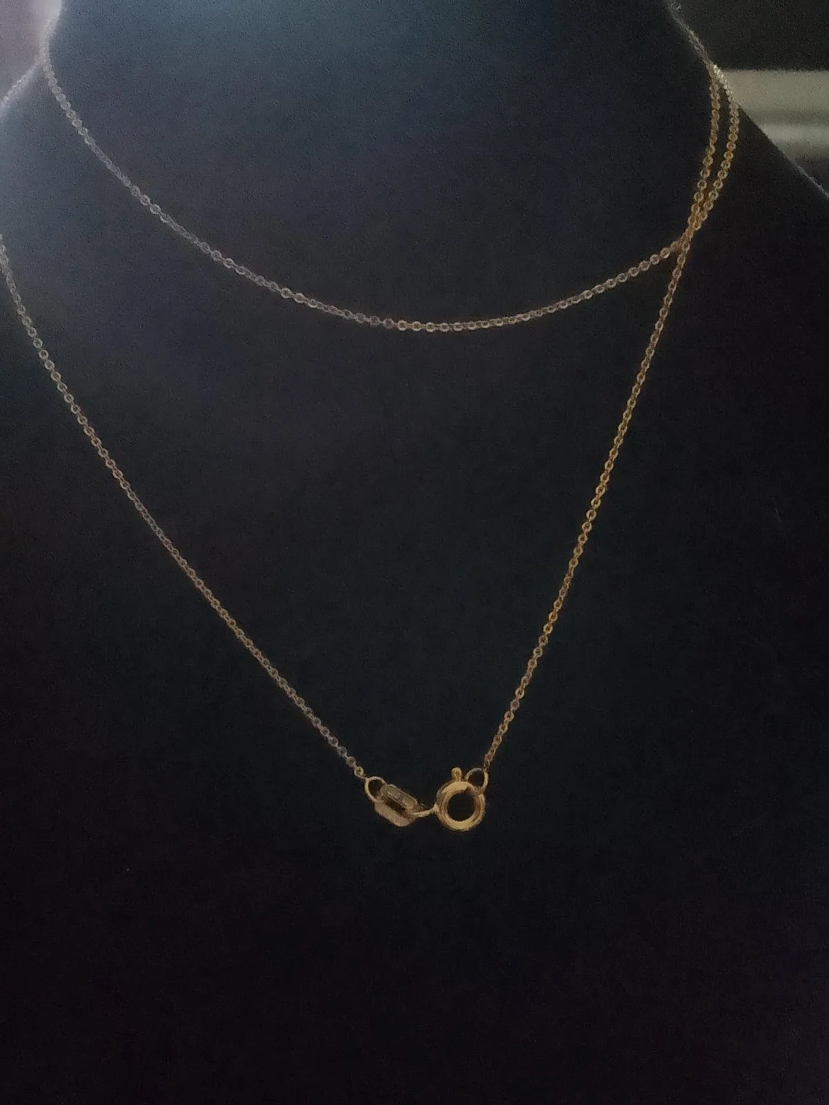 9 ct gold silver filled fine chain – photo 2