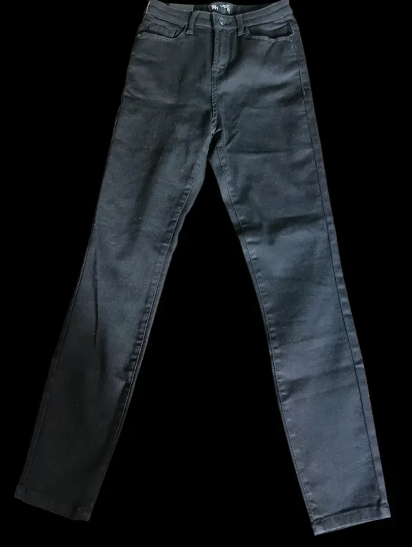 Jay Jays Men’s Straight Fit Jeans Size 28 Black Dark Wash Denim 5-Pocket