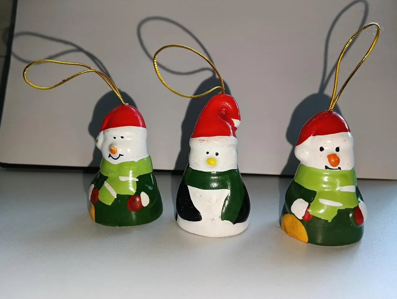 Vintage Christmas Decorations Lot – 14 Festive Figurines & Card Holders Holiday – photo 4