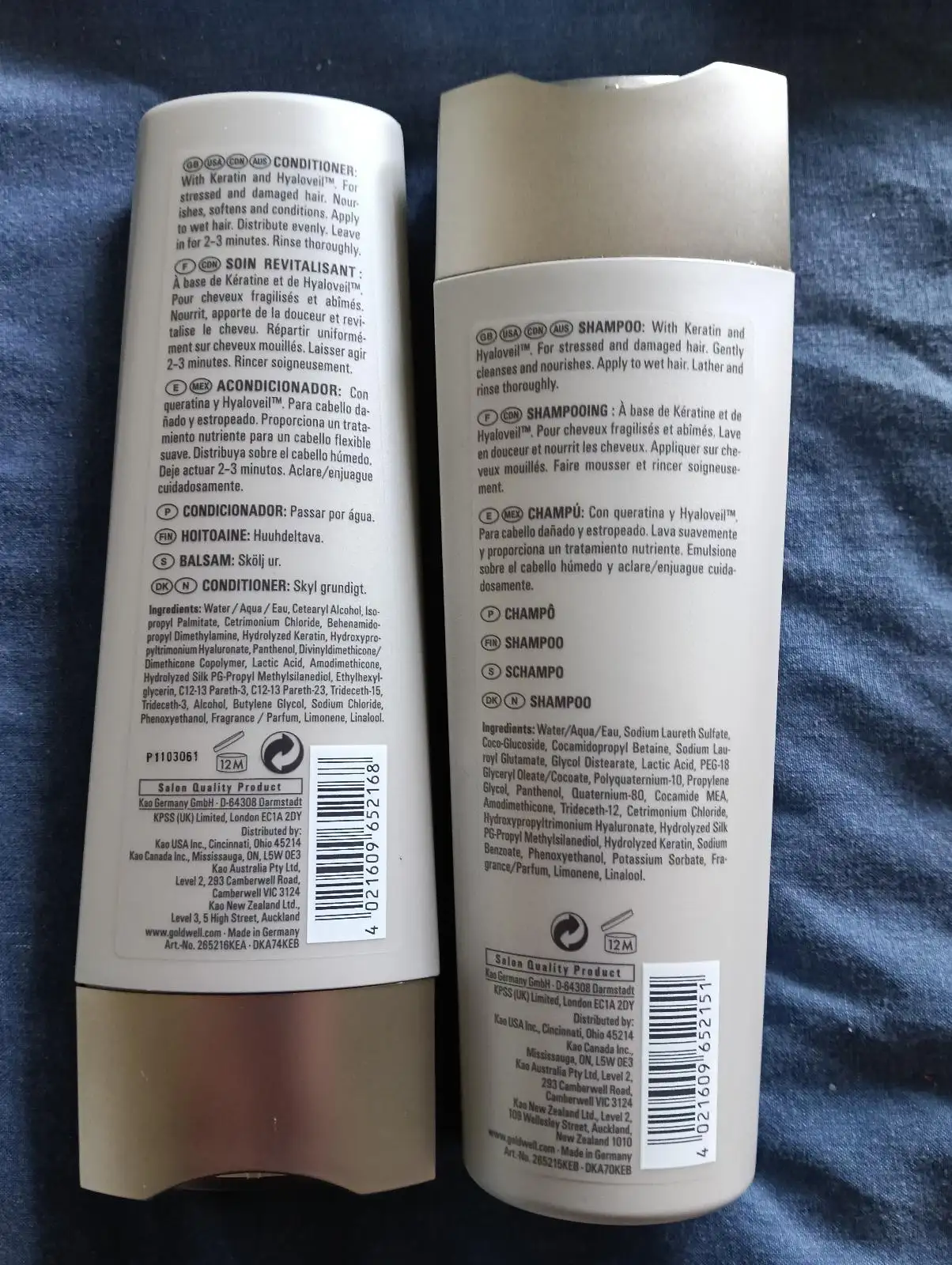 Goldwell Kerasilk Reconstruct Shampoo 250ml Keratin Hair Repair Colour Protect – photo 4