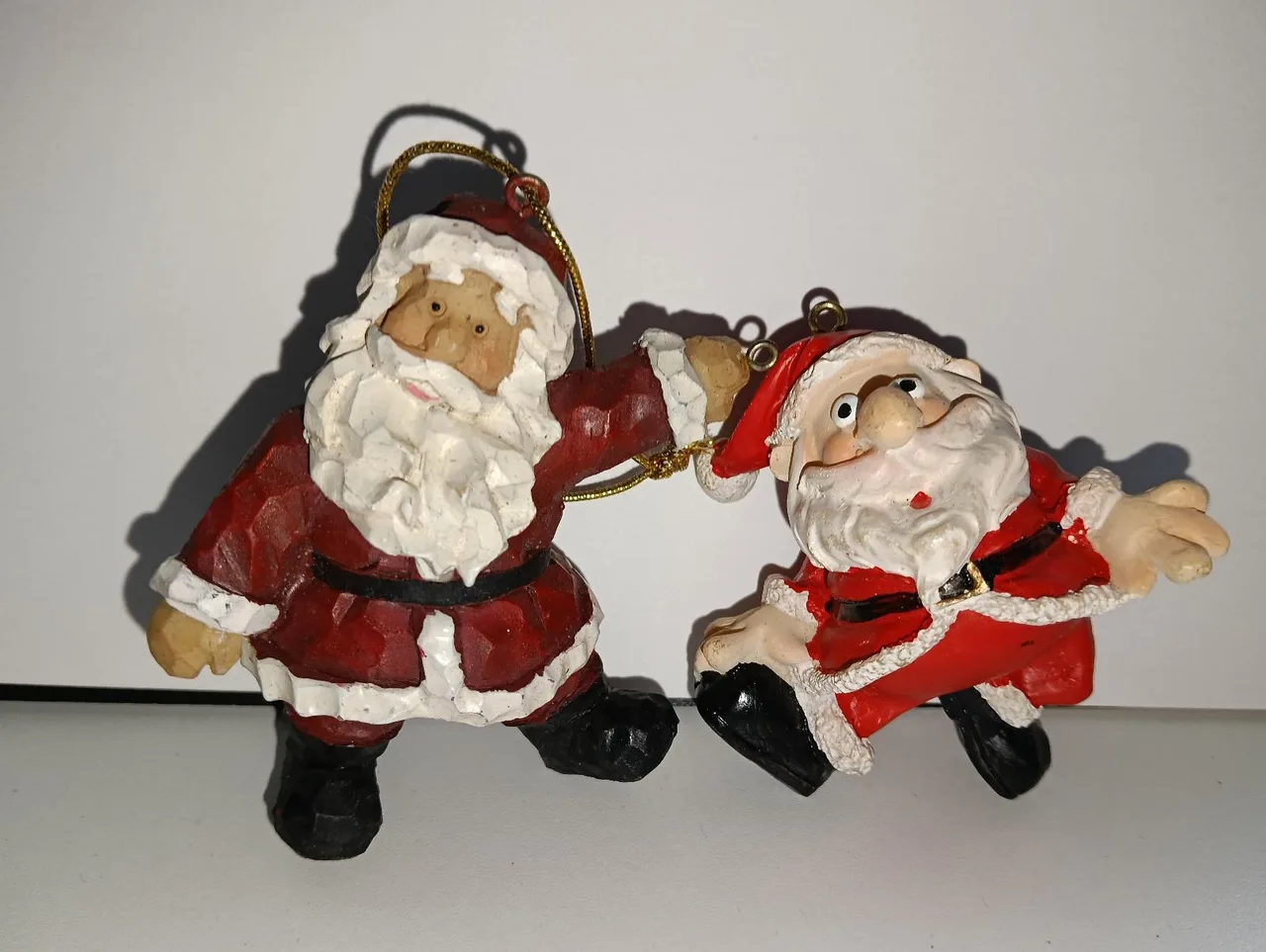 Vintage Christmas Decorations Lot – 14 Festive Figurines & Card Holders Holiday – photo 3