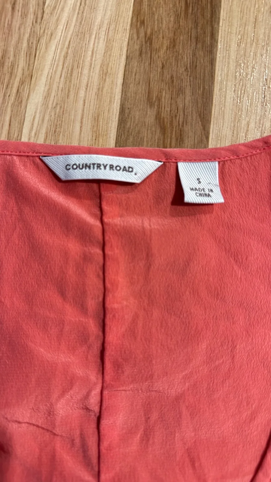 Country Road pure silk apricot tank top – photo 5