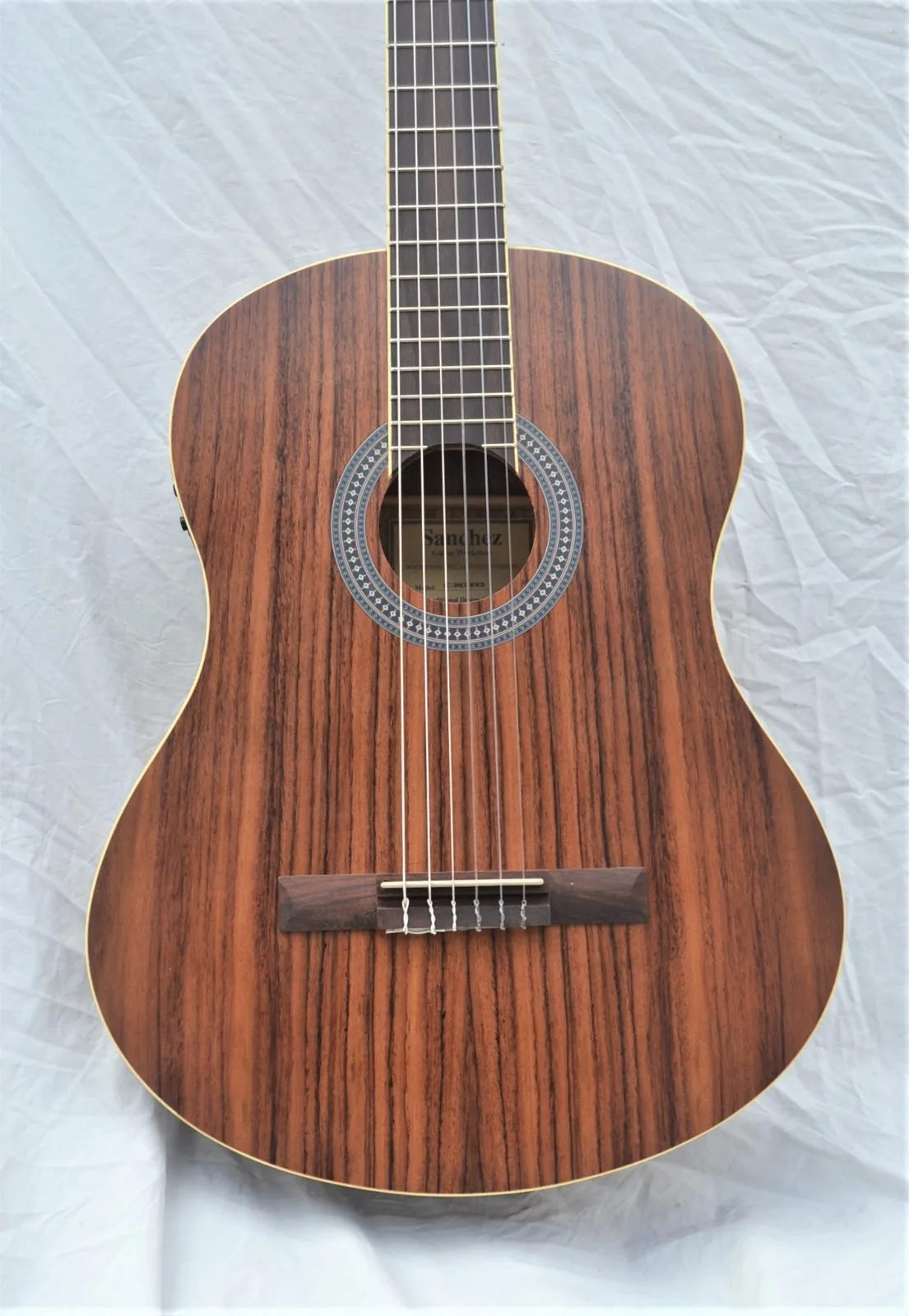 Sanchez SC-39ET-RWD Full size Acc/Elec Nylon string guitar – photo 4