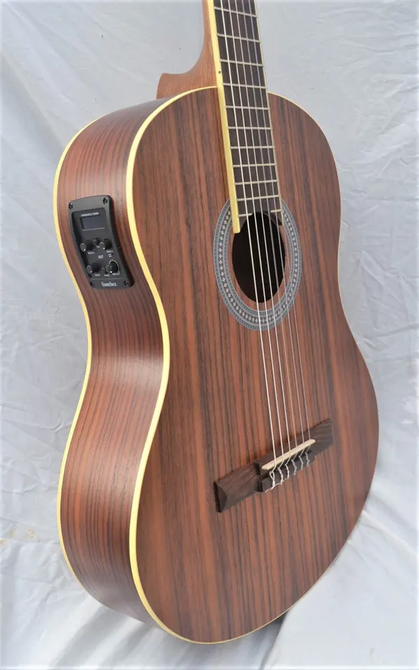 Sanchez SC-39ET-RWD Full size Acc/Elec Nylon string guitar