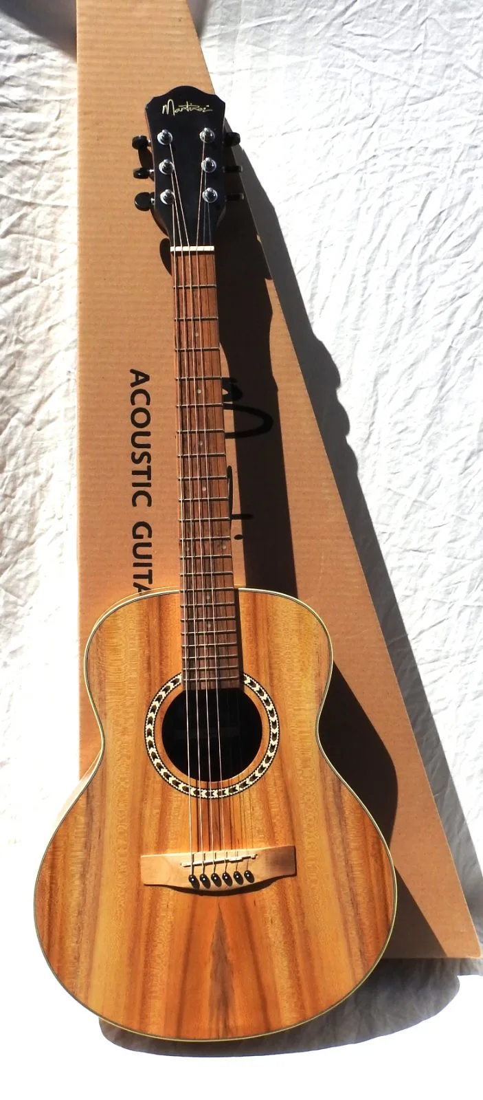 NEW!! Martinez MZ-SS2-JTK Jati-Teakwood Acoustic Steel String Guitar – photo 2