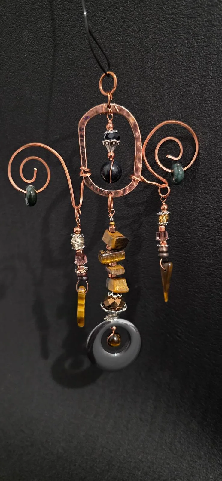 Tigerseye&copper natural stone – photo 2