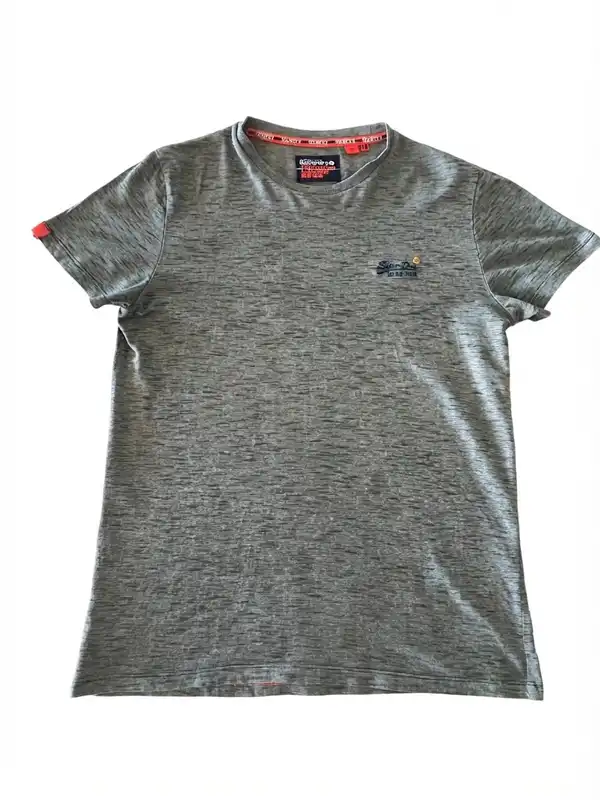 Superdry Men's Vintage Logo T-Shirt Grey Marl Size M