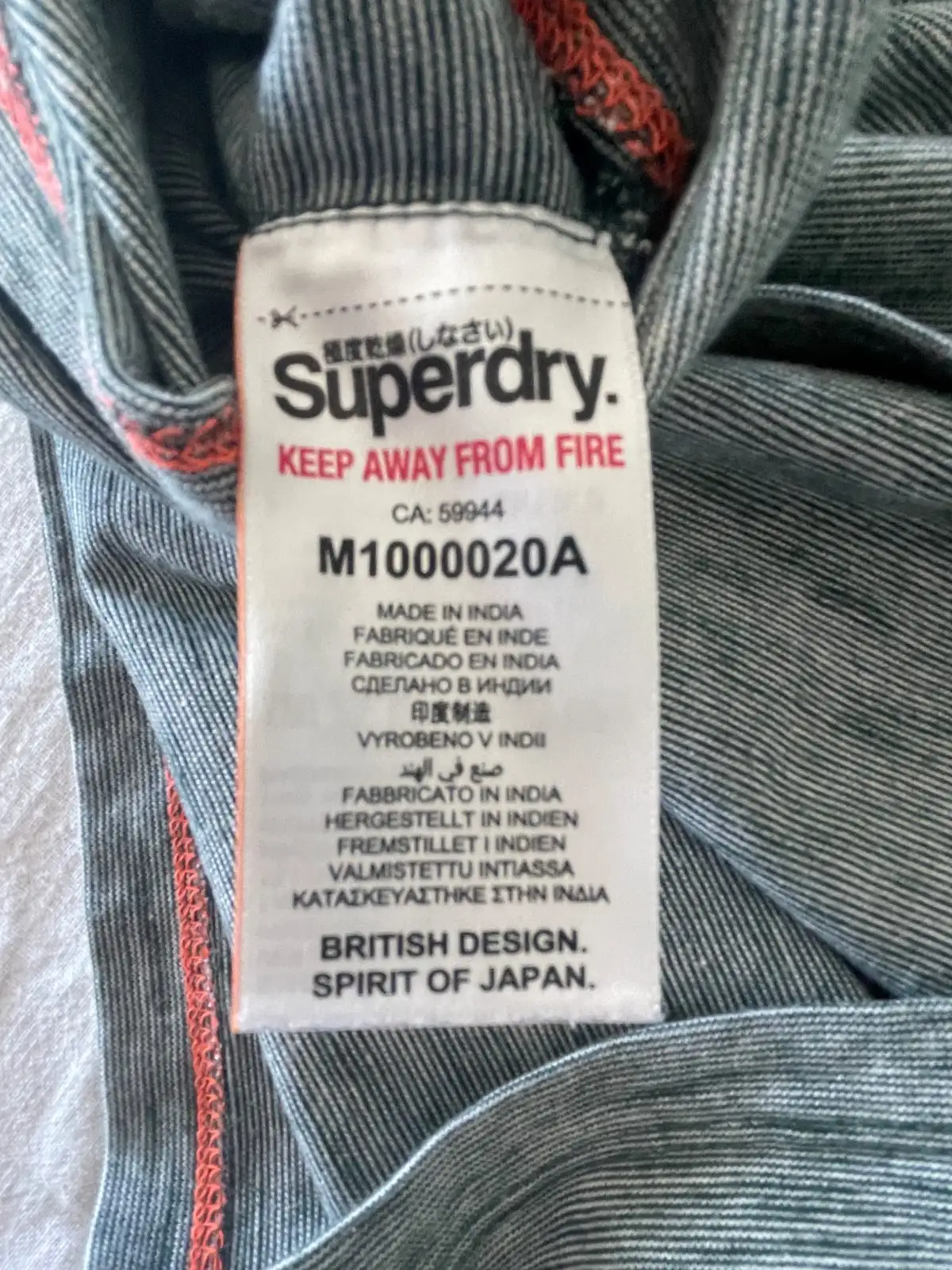 Superdry Men's Vintage Logo T-Shirt Grey Marl Size M – photo 6