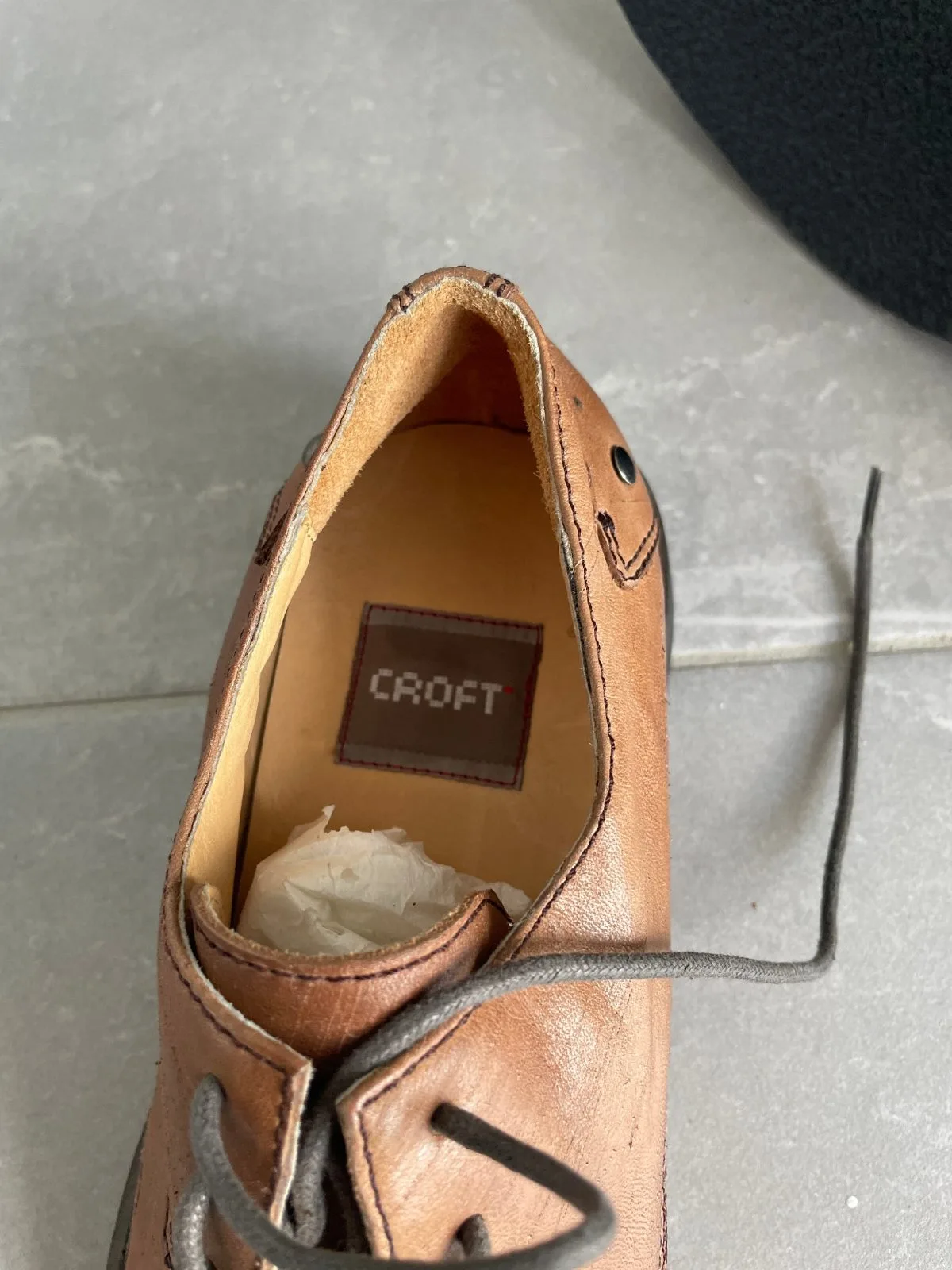 Croft Leather Oxford Shoes Brown Cap Toe Size 41 – photo 5