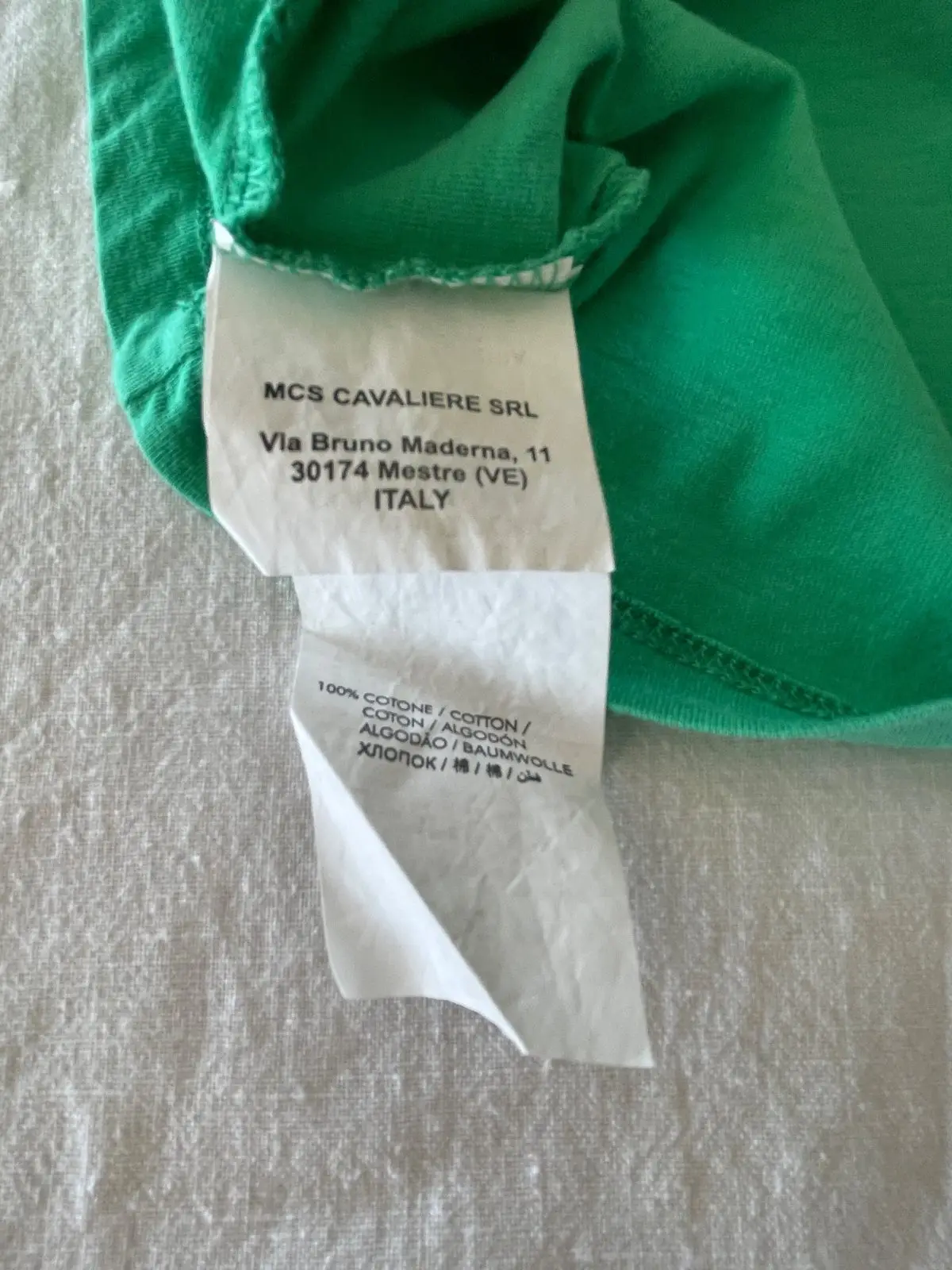 MCS Marlboro Classics Men's Green T-Shirt With Floral Pocket Size Large – photo 6
