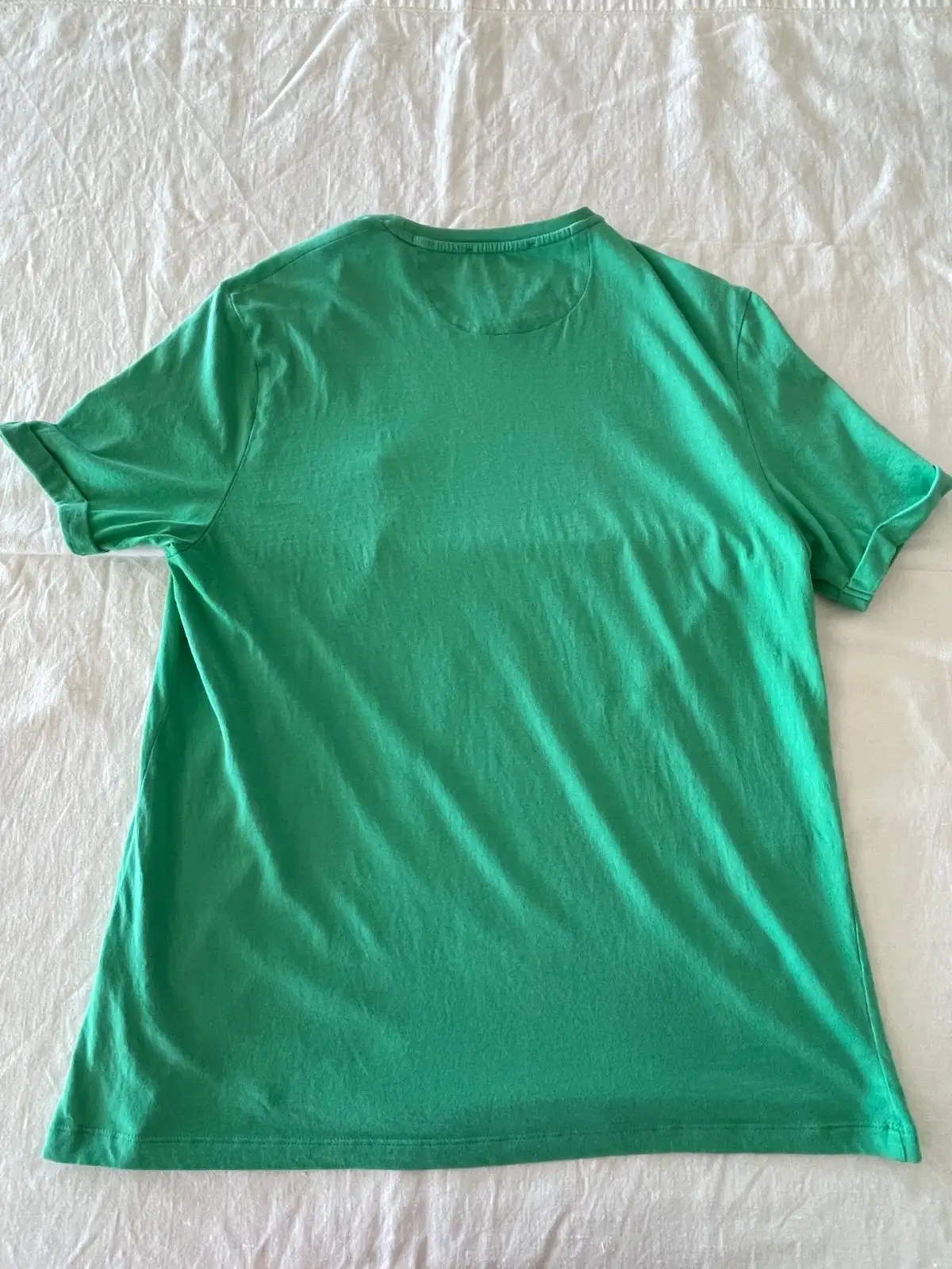 MCS Marlboro Classics Men's Green T-Shirt With Floral Pocket Size Large – photo 5