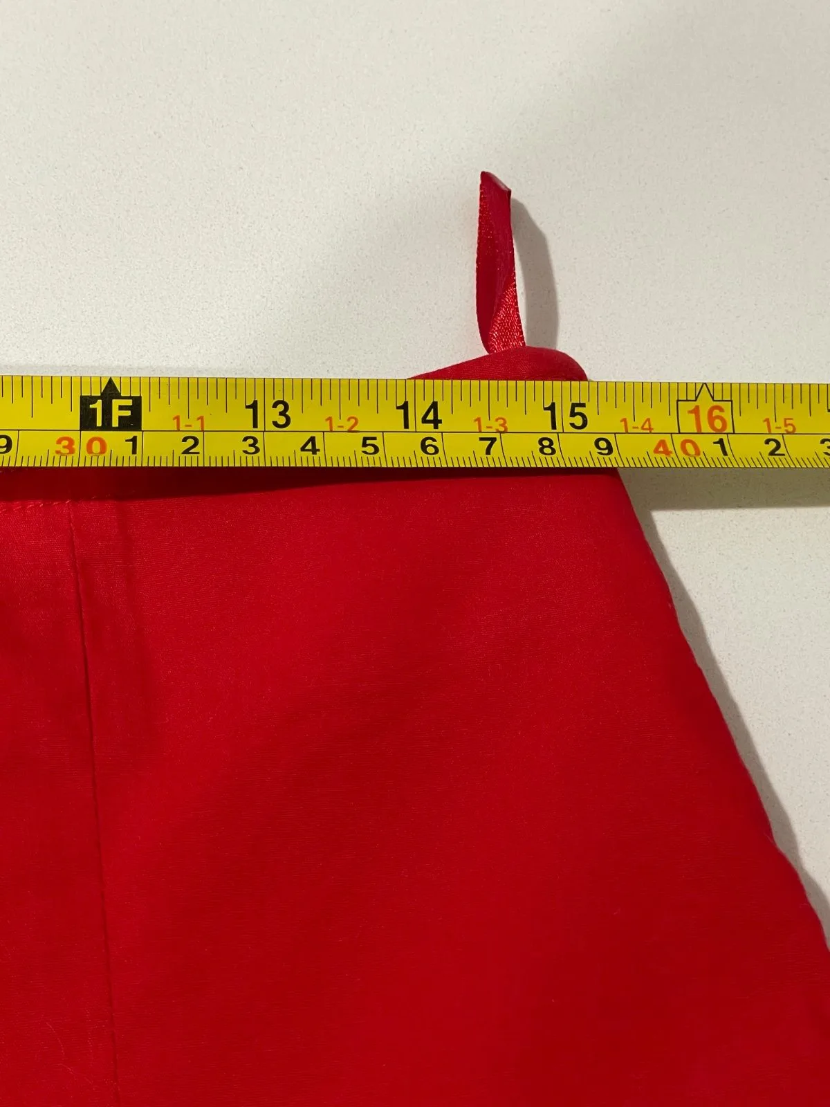 Esprit A-Line Midi Skirt Red With Chevron Detail Size 10 – photo 4