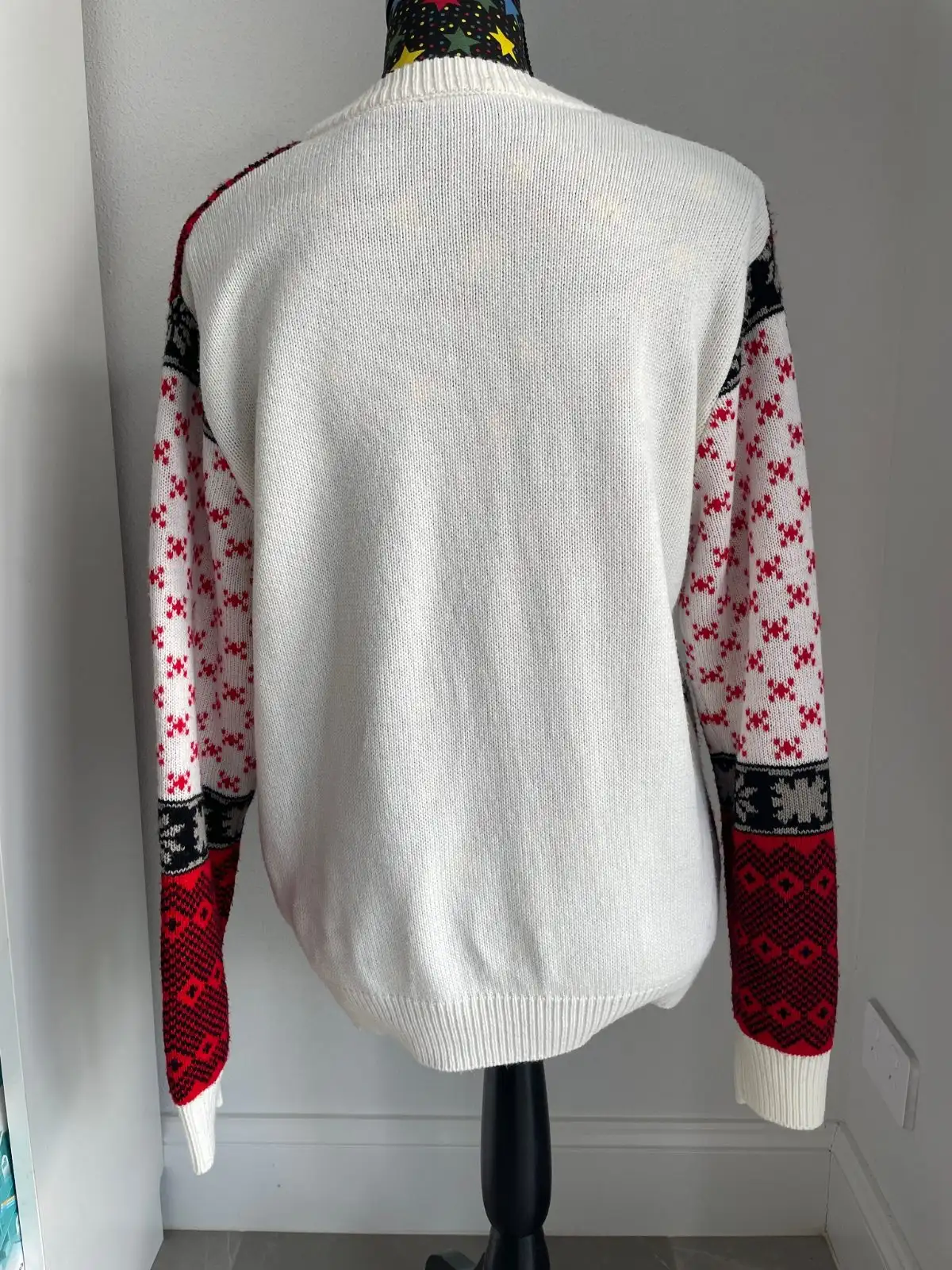Bravado Red Hot Chili Peppers Christmas Sweater Red White Black Size M – photo 2