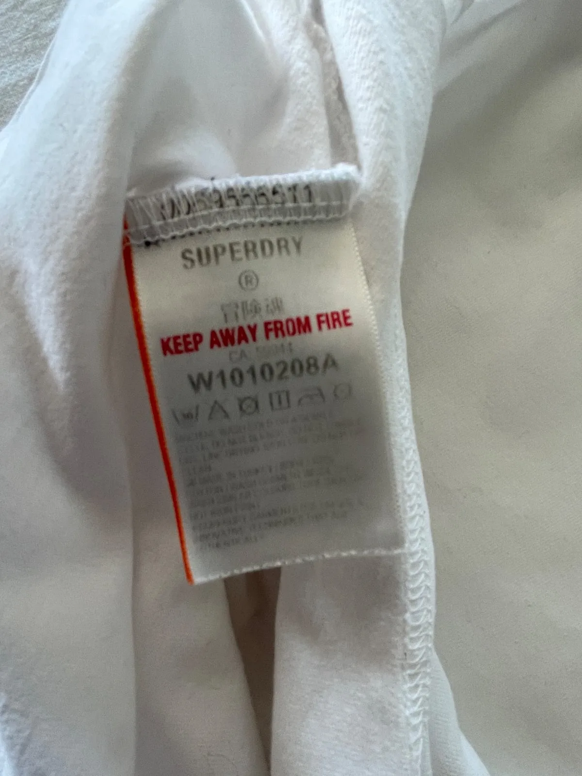 Superdry Women's White T-Shirt With Rainbow Logo Graphic – photo 5