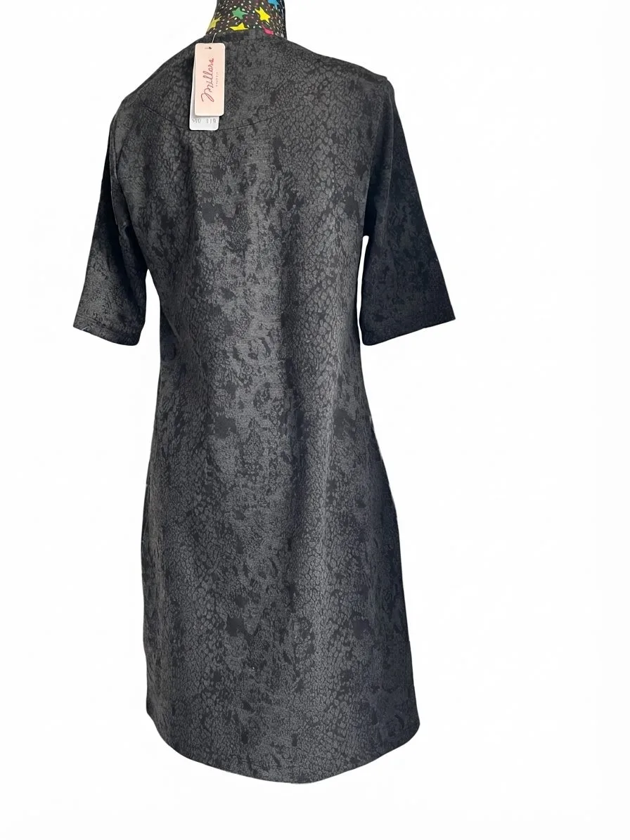 Millers Shift Dress Textured Charcoal Size 10 – photo 2