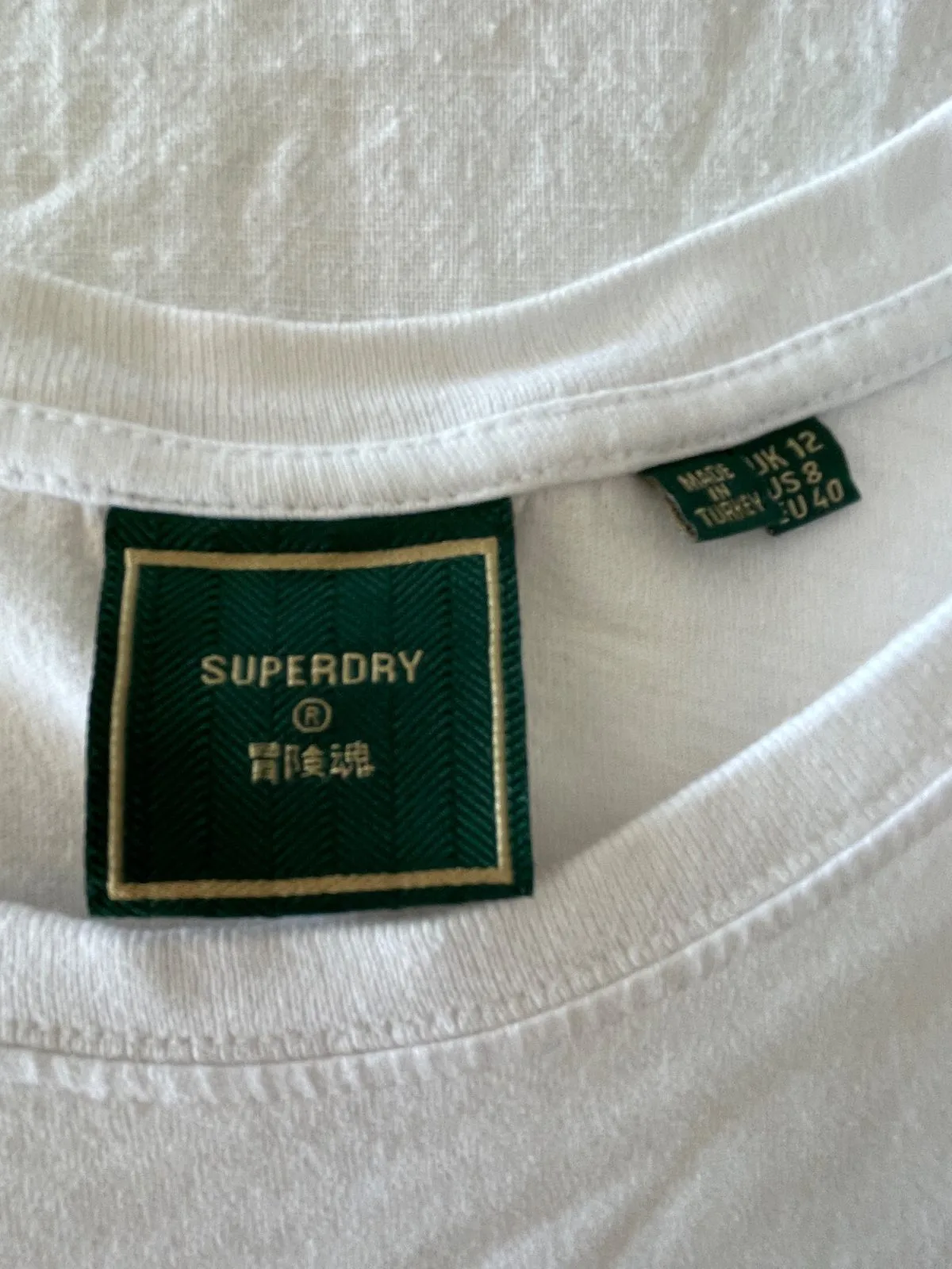 Superdry Women's White T-Shirt With Rainbow Logo Graphic – photo 2