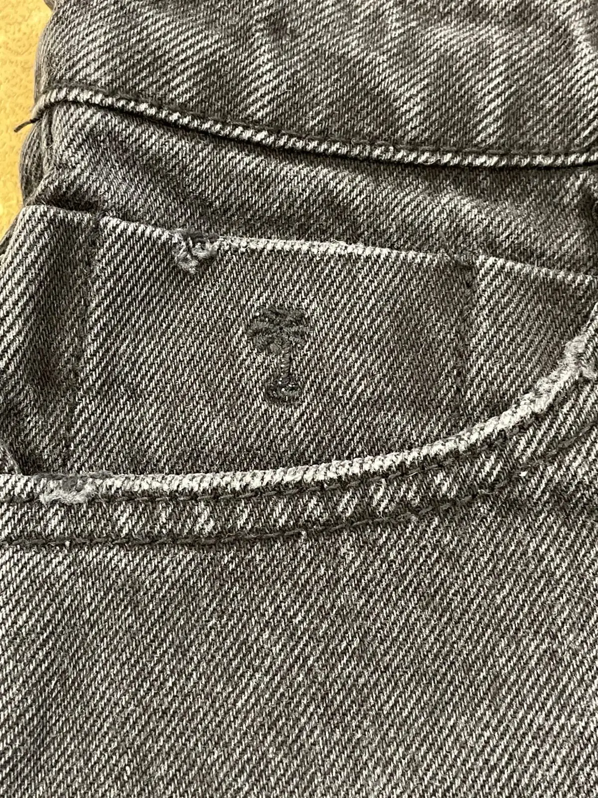THRILLS Erica High Rise Black Denim Shorts Size 8 – photo 4