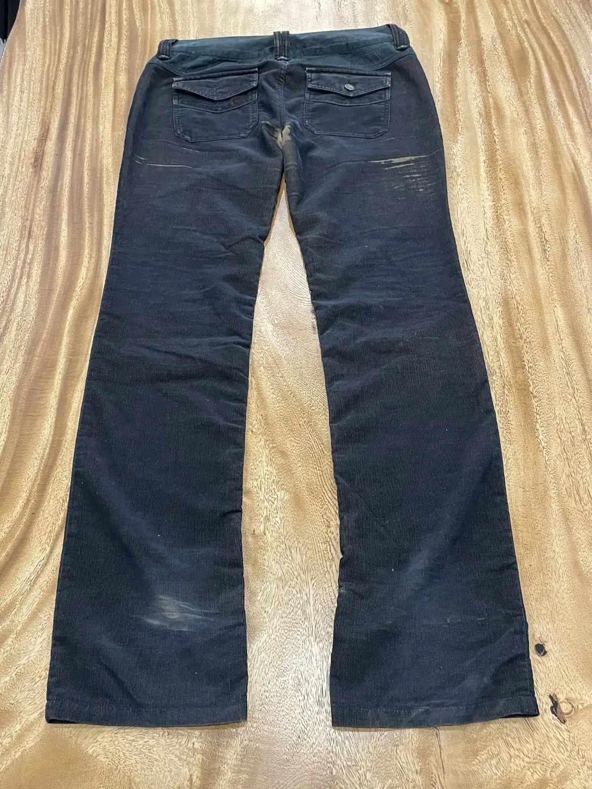 Diesel Corduroy Pants Women's Size 30 Embroidered Waistband – photo 2