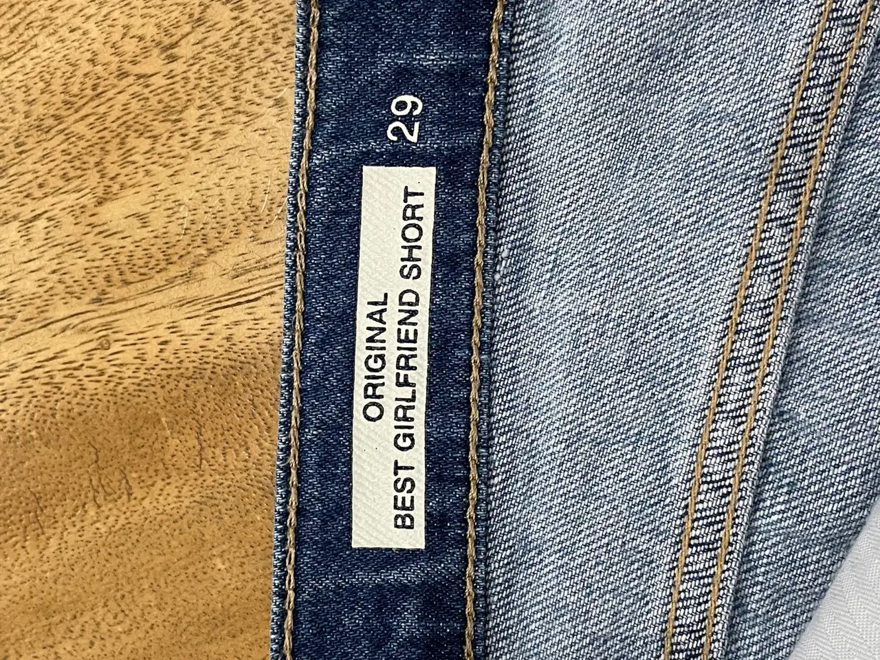 Gap 1969 Original Best Girlfriend Denim Shorts Light Indigo Size 29 – photo 3