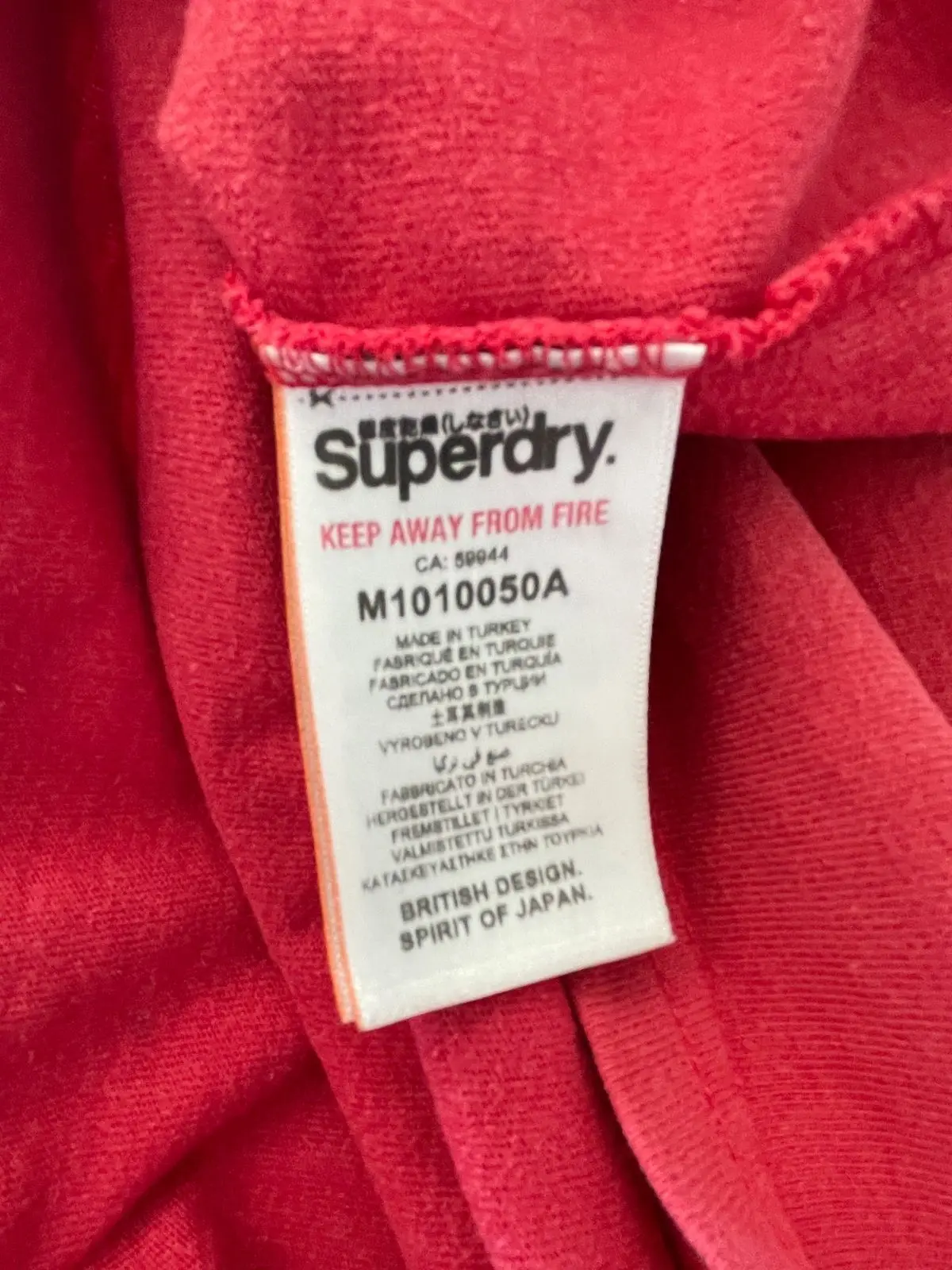 Superdry Copper Label Cutters & Makers Red T-Shirt Size L – photo 5