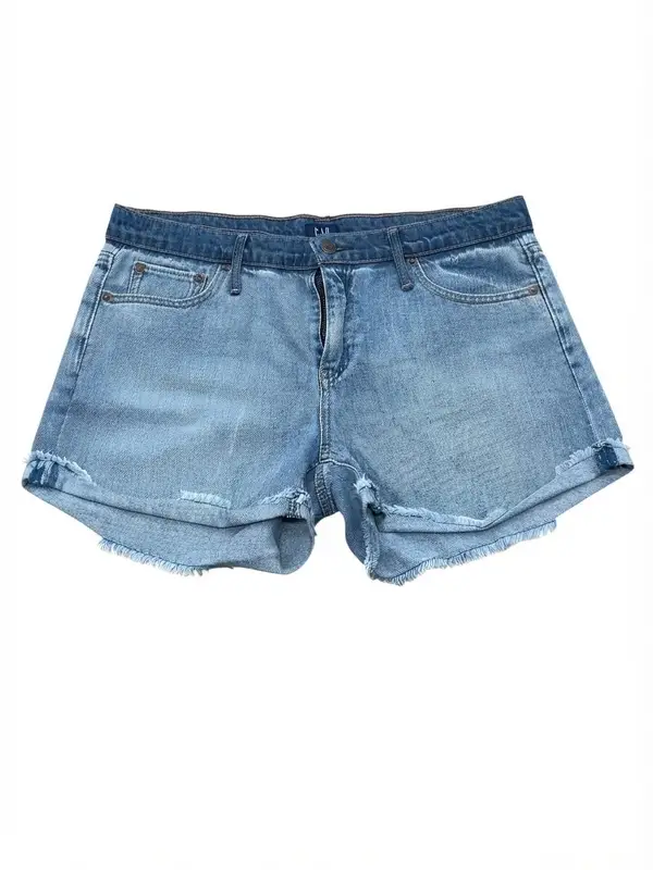 Gap 1969 Original Best Girlfriend Denim Shorts Light Indigo Size 29