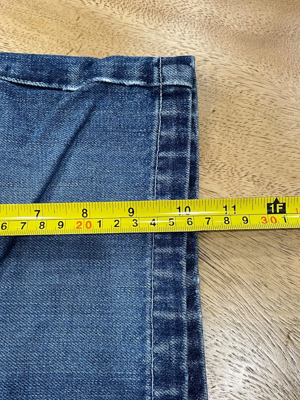 Levi Strauss & Co. Denim Shorts Women's Blue Mid-Rise Size M – photo 9